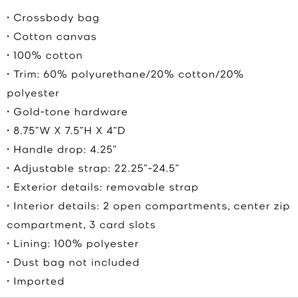 Michael Kors Mercer Medium Logo Embossed Cotton Canvas Crossbody Bag - Picture 4 of 4